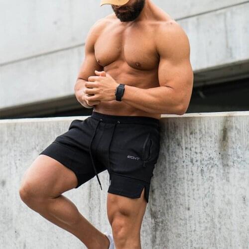 New Shorts Mens Calf-Length Summer Fitness Bodybuilding Casual Joggers workout Brand sporting short pants Sweatpants Sportswea