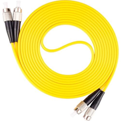 Optic Patch Cord 3.0mm 9/125 SM Duplex FC/UPC to FC/UPC Fiber Optic Patch Cord Jumper