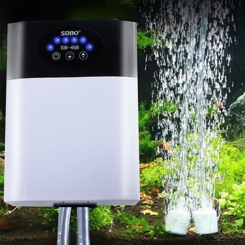 Power Air Oxygen Pump Practical USB Charging Portable Exhaust Air Stone Ultra Silent Air Compressor for Fish Tank AquariumSB-568