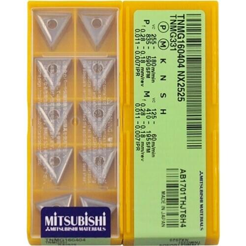 TNMG160404 NX2525 100% Original carbide insert with the best quality 10pcs/lot free shipping