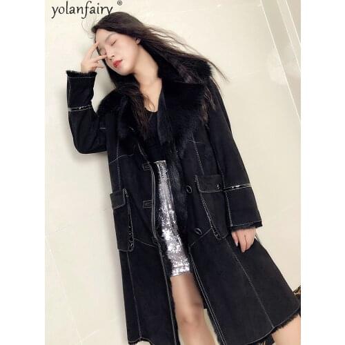 Длинные шубы YOLANFAIRY China At AliExpress