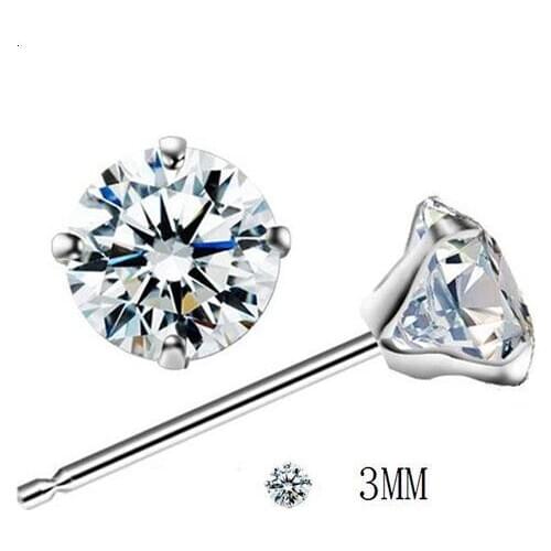 MISANANRYNE Clear Zircon CZ Paved 4 Colors Round Stud Earrings For Women Brincos Wedding Earring Jewelry boucle d'oreille New