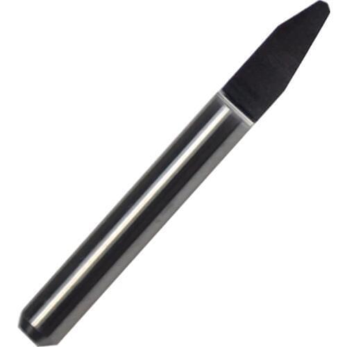 1pc 3.175mm CNC Router Tool SHK Radiused Bottom V Carbide Carving Cutters /Rounding Bottom / Engraving V Bits