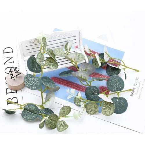 5/20 Pieces Eucalyptus leaves wedding bridal accessories clearance diy gifts box vase for home decor scrapbook artificial plants