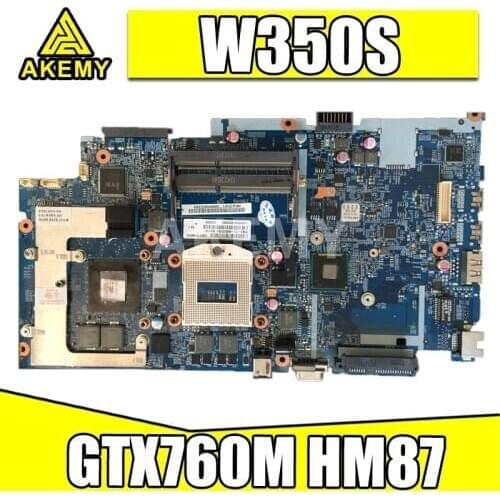 6-71-W35S0-D04 6-77-W355ST00-D04 for W350S W370S K760C K650C W350ST W355ST Notebook Motherboard GTX760M HM87 100% Test Work
