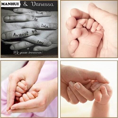 NEW Diy Diamond painting Hand in hand series square Diamond mosaic pasted cross stitch Crafts Home Decoration MH347