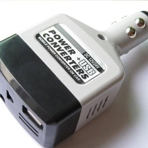 2021 Car Converter Universal Power Transformer 12v/24v To 220v Inverter Power Durable Fast Startup Converter