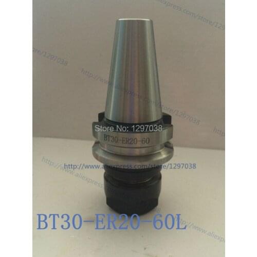 Free Shipping BT30-ER20-60L Collet Chuck Toolholder Suitable for ER20 Spring collet and ER20 nut CNC Milling Toolholder