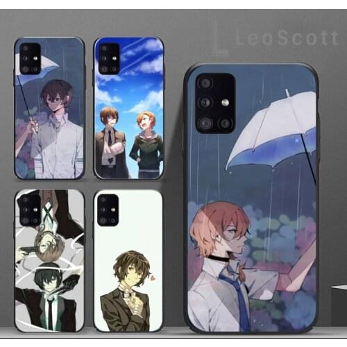 Japan anime bungou stray dogs Phone Case For Samsung A40 A31 A50 A51 A71 A20E A20S S8 S9 S10 S20 Plus note 20 ultra