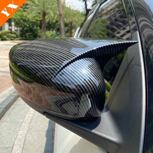 For Nissan Note E12 Hatchback 2016 17 18 19 2020 Car Accessories Side Door Rear view Mirror Exterior Cover ABS Carbon/Chrome