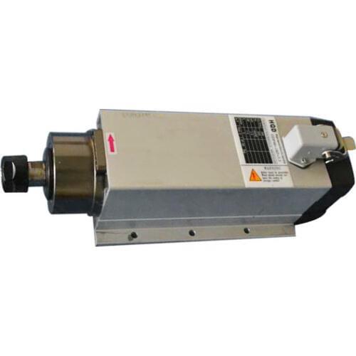 GDF46 flange spindle motor 3.5KW 220v/380v ER20 SQUARE AIR COOLED SPINDLE MOTOR for wood engraving