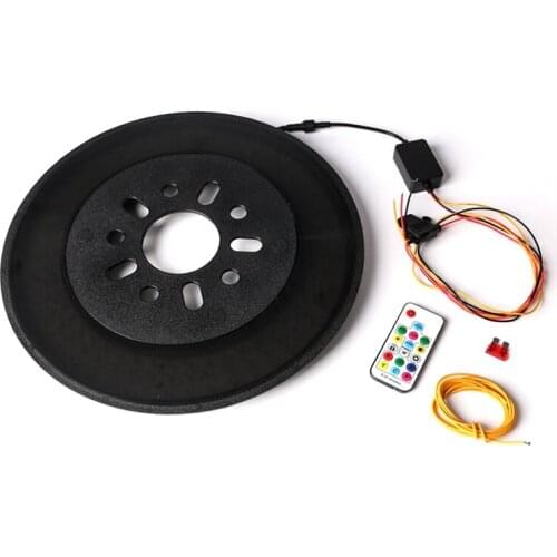 NEW-RGB Third Brake Light, RGB Spare Tire Lights with Remote Controller for Jeep Wrangler JK JKU YJ TJ LJ JL RGB Brake Light