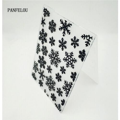 HOT plastic snowflake craft card making paper card album wedding decoration clip Embossing folders