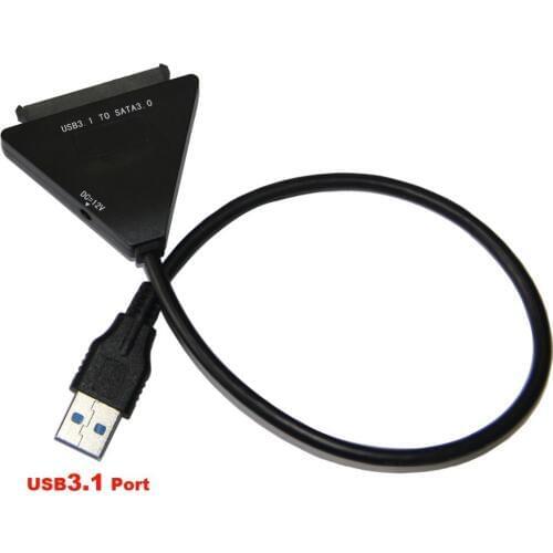 USB 3.1 TO SATA 3.0 Female 2.5" 3.5" Hard Disk Drive SSD Adapter Cable USB3.1 Type-A TO SATA 6Gb HDD converter cable