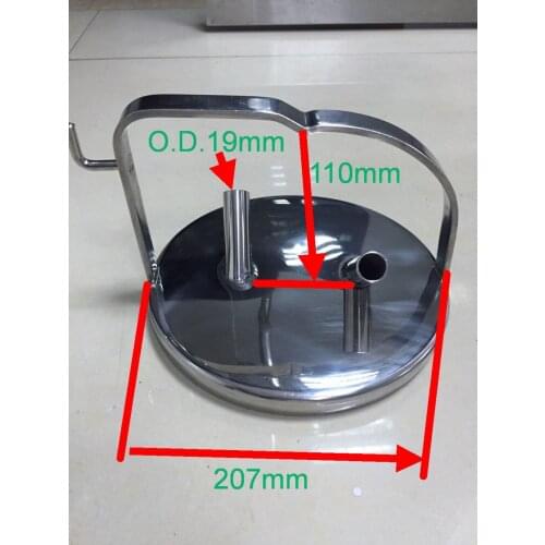 SS304 Milking Bucket Lids For Milk bucket Handle Height 110mm from The Bucket Caliber