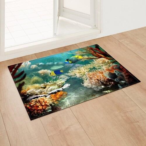 Kitchen Floor Mat Living Room Decoration Carpet Home Printing Bedroom Bathroom Corridor Proof Oil Pad Balcony Sofa Door Washable