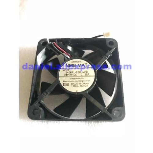 Original NMB 2406rl-05w-m50 6015 6cm 24v 0.18a cooling fan