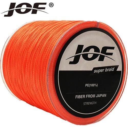 JOF 4 Strands 150M 100% PE Braided Fishing Line Multicolour Super Strong Fishing Wire for Fly Fishing#c0