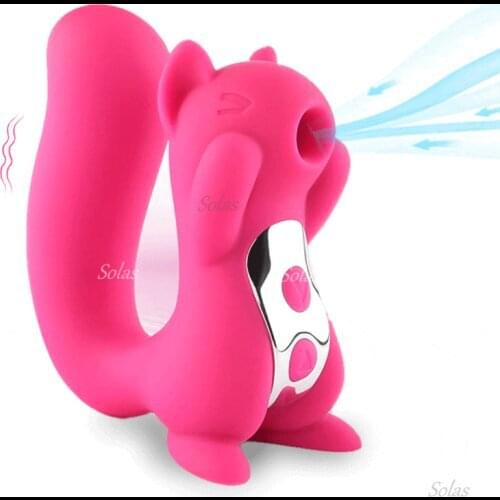 Squirrel Sucking Sex Toys Flirtation Vibrator Female Massage Vibrating Clitoris Suction Cup G-Spot Masturbation Adult Products