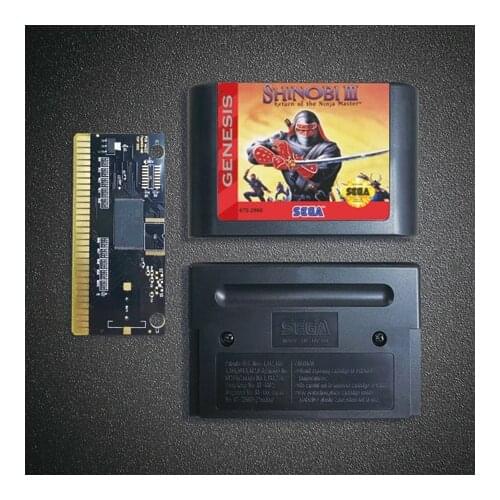 Shinobi III - 16 Bit MD Game Card for Sega Megadrive Genesis Video Game Console Cartridge
