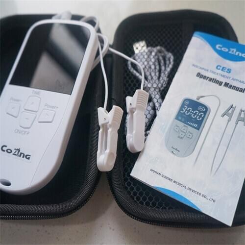 Trans Cranial Micro-Current Simulator Sleeping Aid Anxiety Migraine Insomnia Cure New CES Pulse Therapy Trans Cranial