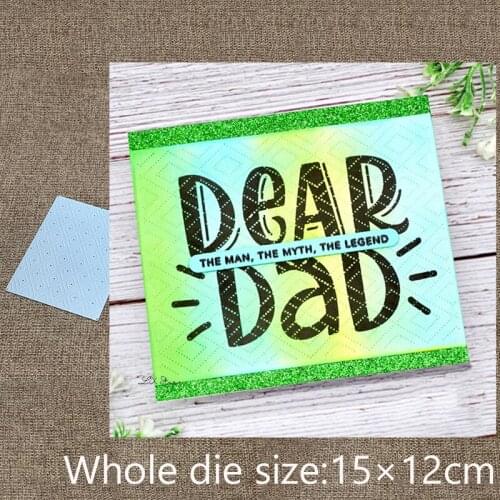 XLDesign Craft Metal Cutting Dies stencil mold LATTICE PLATE decoration scrapbook Album Paper Card Craft Embossing die cuts