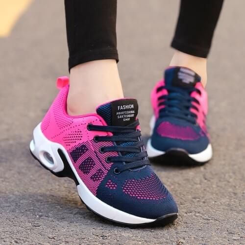 Comfortable air cushion walking shoes woman 2021 classic mesh breathable casual shoes women sneakers zapatillas mujer