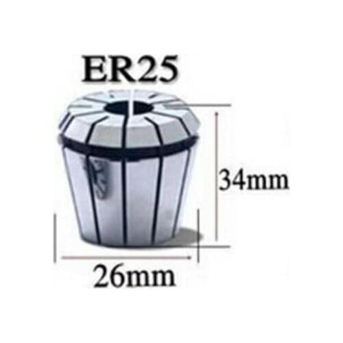 1pc ER25 collet 6.5mm for CNC spindle motor, ER25 collet chuck set 6.5mm
