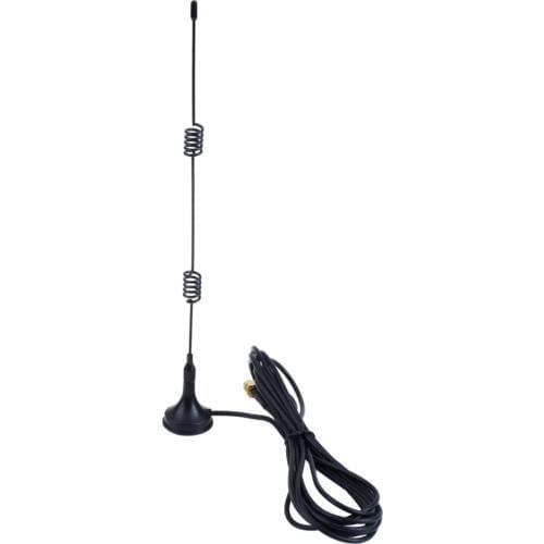 1 pcs SMA 2.4GHz 9DBI Wireless Wifi WLAN 5 X Range Booster Antenna Extender +Base