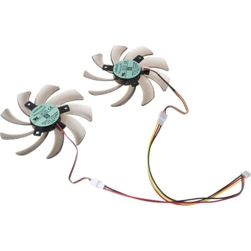 2Pcs 95MM T129215SM 3Pin Cooler Fan Replacement For Gigabyte 7850 Radon R9 270 Drop Shipping