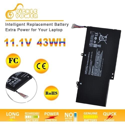 New NP03XL Laptop Battery 11.4V 43Wh for HP Pavilion X360 13-A010DX TPN-Q146 TPN-Q147 Q148 Q149 HSTNN-LB6L 760944-421 15-U010DX