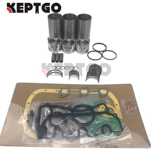 Free Shipping - 3LB1 Overhaul Rebuild Kit Complete Full Gasket For ISUZU Engine Piston Ring Head Gasket Bearing Set