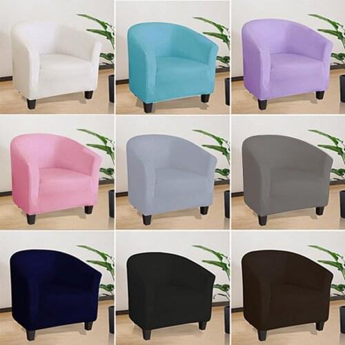 Summer Club Chair Cover Tub Armchair Sofa Covers Elactic Coffee Couch Slipcover Stretch Seat Case Protector Wedding Decor