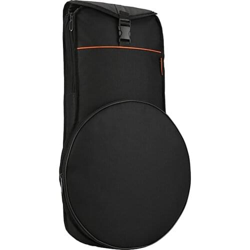 Black Thick Oxford Cloth Dumb Drum Bag Portable Snare Drum Stick Stick Sheet Music Practice Pad Percussion Accessories