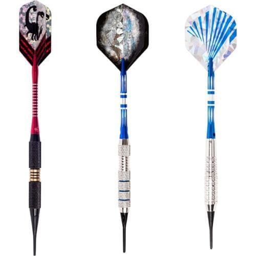 3pcs 18g Professional Dart Soft Darts Electronic Soft Tip Aluminum Shafts Sport