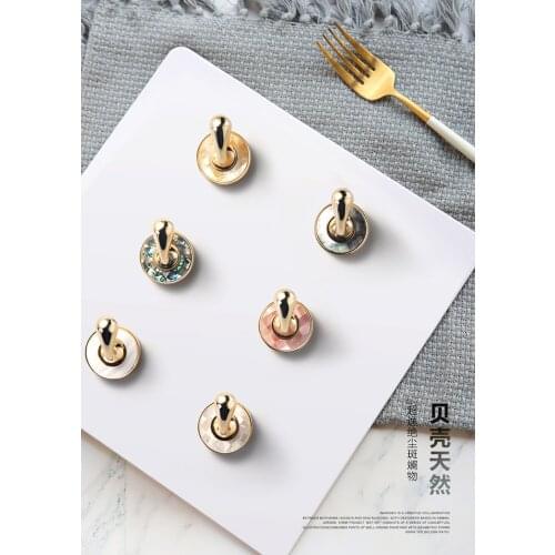 Dual-purpose Decorative Hook Key Hook Wall Hanging Coat Hook Porch Modern Creative Clothes Hat Hanger Dresser Knob