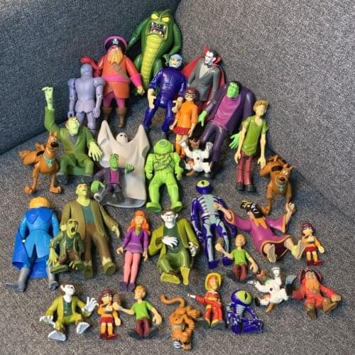 30PCS Scooby Myster Mates Crew Zombies Ghost Wolfman Action Figures 50th Anniversary Exclusive 5inch. Doll Toys