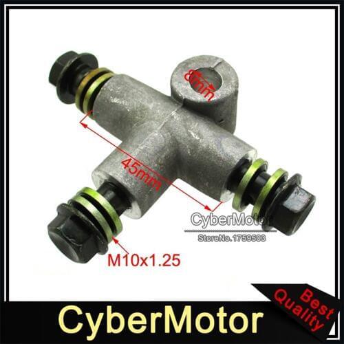 Hydraulic Brake Hose Pipe Tee Coupling Fitting Connector 3way Adapter ATV Quad Pit Dirt Bike Motorcycle