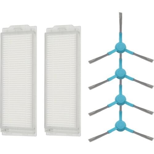 HEPA Filter Side Brush Mop Pads Cloth for Cecotec Conga 3290 3490 3690 Vacuum Cleaner Spare Parts Side Brush Proscenic m7