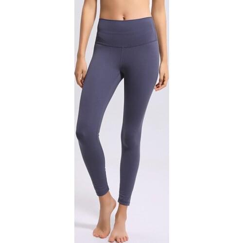 MYS Yoga Pants High Waist Naked-feel Fabric Buttery-Soft Leggings Sport Women Fitness Squat Proof Slim Workout Tights GYM Capris