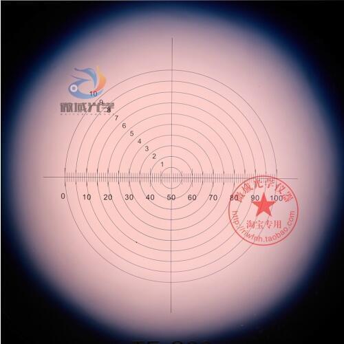 20.4mm OLYMPUS Biological Microscope 23.2mm Eyepiece Lens Scale Micrometer Glass slide Measuring Micrometer Calibration Ruler