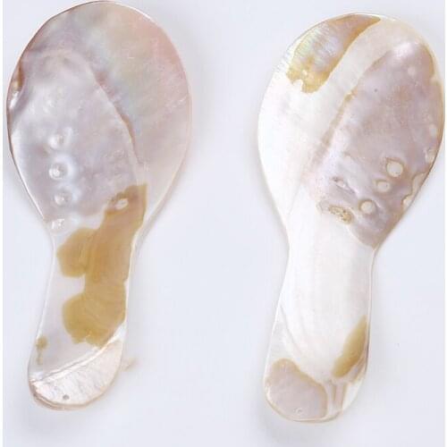 Natural Freshwater Shell Handcraft For Rice Scoop Tablespoon Ladle
