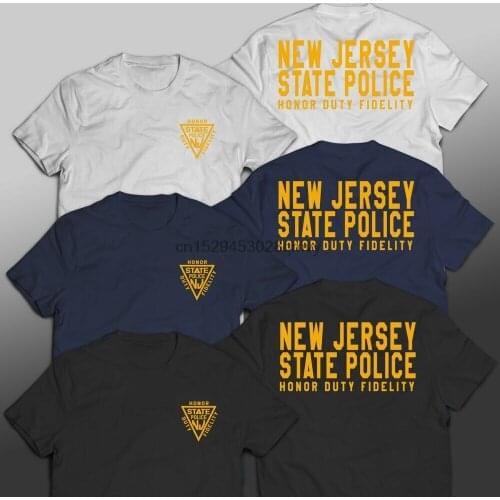 New Jersey Police Department Unit Rescue Custom T-Shirt Tee
