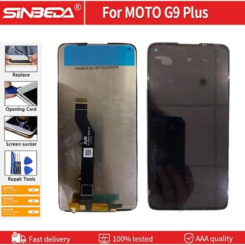 Original LCD Assembly For Motorola MOTO G9 Plus LCD Display Screen Digitizer Replacement Parts For Moto G9 PlusLCD Screen