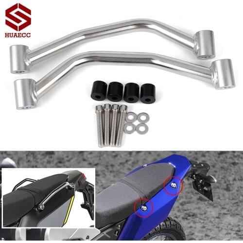 Motorcycle Tail Rear Seat Passenger Pillion Handle Grab Bars Armrest for Yamaha XTZ700 Tenere 700 2019 2020 2021
