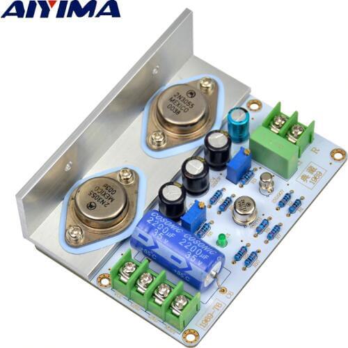 AIYIMA 1Pcs 1969 Class A Power Amplifier Board 10-15W HiFi Audio Amplificador MOT/2N3055 PCB Assembled Board And Diy Kits