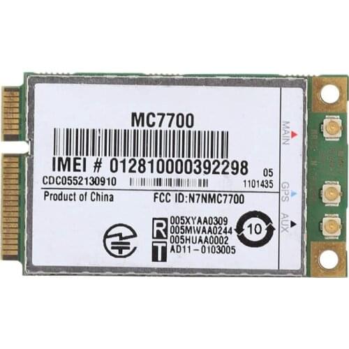 Unlocked MC7700 3G/4G WWAN Card for Sierra AirPrime,100Mbps 4G/3G LTE/FDD/WCDMA/Edge GPS Module for Windows/Linux