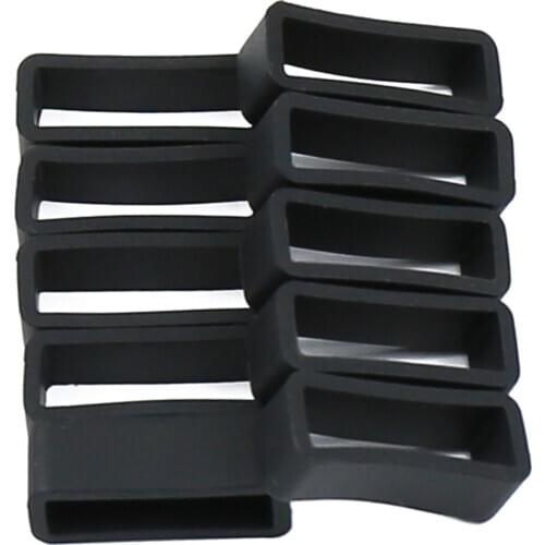 10pcs 14-22MM Rubber Strap Belt Loops Watch Strap Holder Lock Replacement Loops