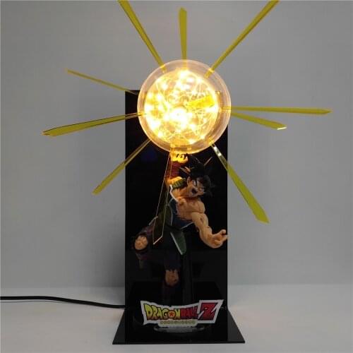 Dragon Ball Z Burdock LED Night Light DBZ Goku Desk Lamp Anime PVC Creative Lighting Home Decoration For Xmas Kids Boys Gifts