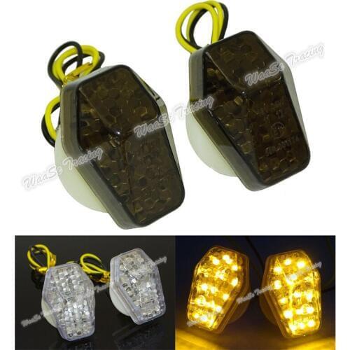 Waase LED Flush Mount Turn Signal Indicator Light Blinker For Yamaha YZF R1 1998-2001 / R6 1999-2002 / FZ1 2001-2005